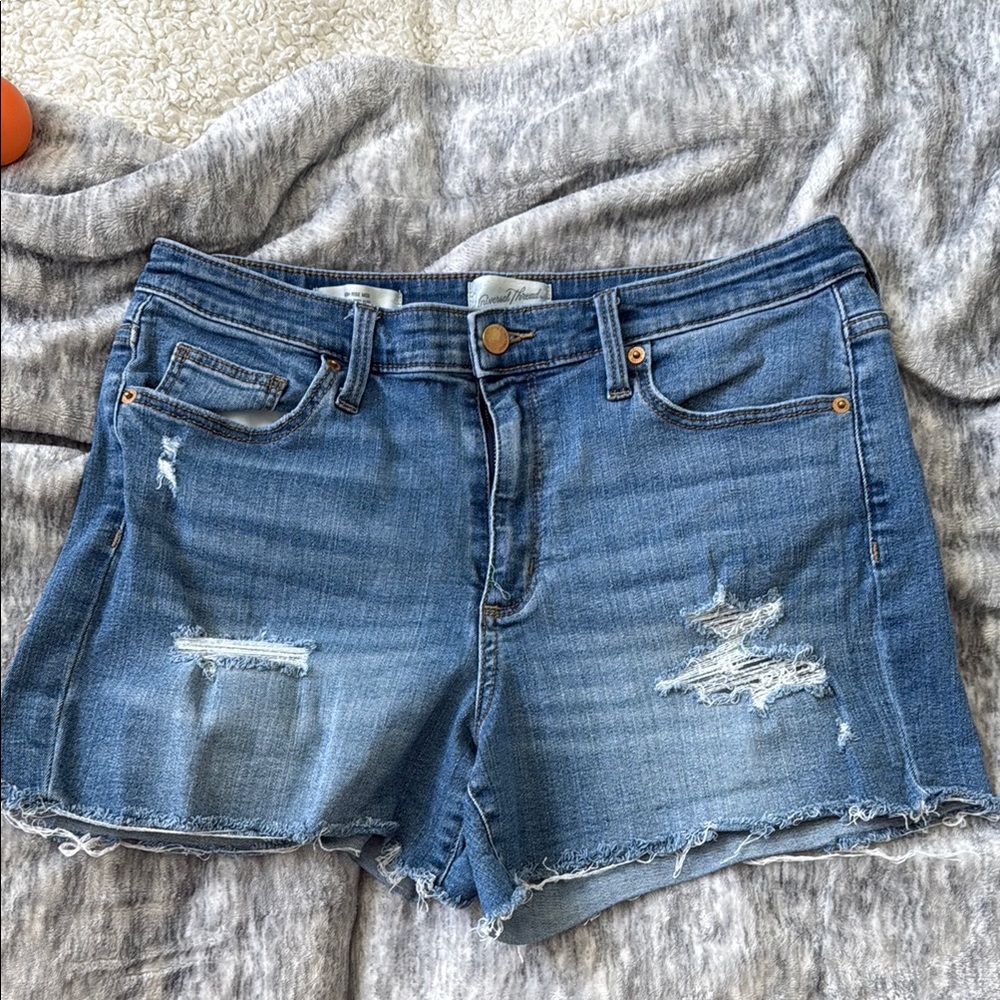 Denim Distressed Women's Shorts SZ 12/31